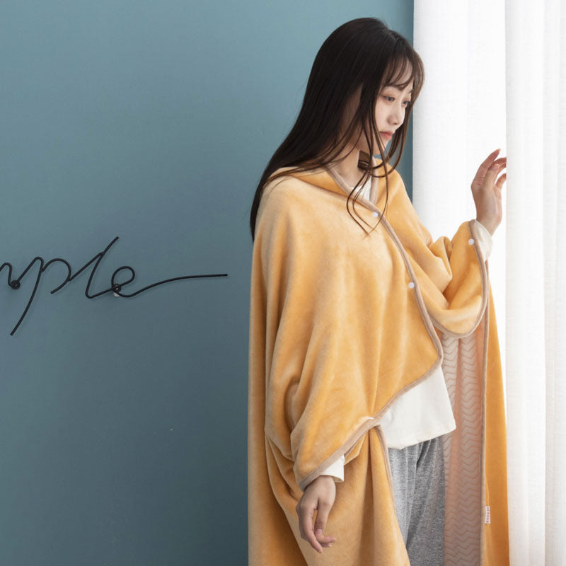 wearable blanket hoodie - Yellow