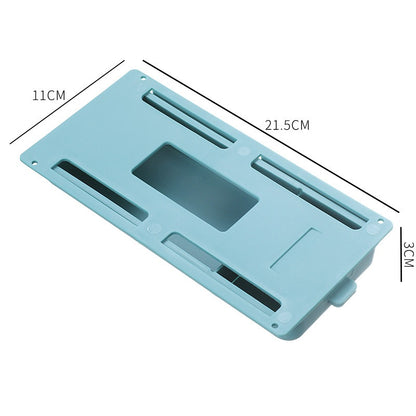 Mobile Small Drawer Can Be Pasted Under The Table Storage Box Hidden Desk Side Desktop Stationery Pencil Case Storage Basket Grid