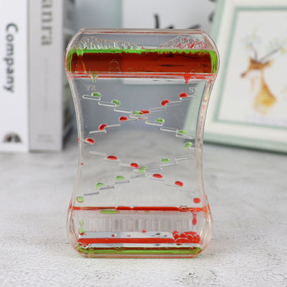 Creative Cruise Fluid Liquid Hourglass Quicksand Timer Ins Living Room Office Ornaments Desk Table Decorations Home Decor