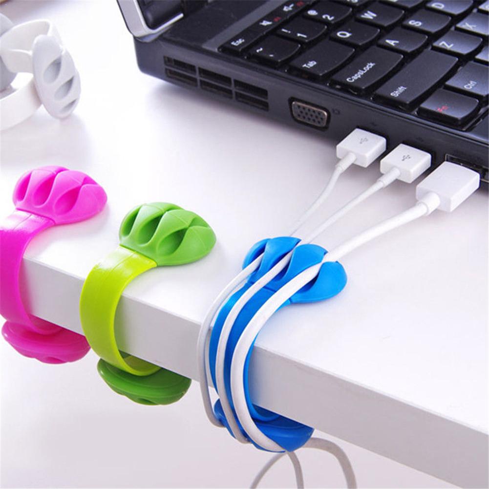 Desk Cable Organizer Clamp – Adjustable Wire Holder for Clean Desk Setup