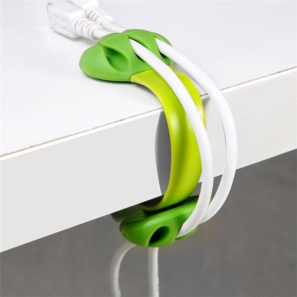 Desk Cable Organizer Clamp – Adjustable Wire Holder for Clean Desk Setup