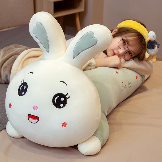 Large Bunny Plush Pillow