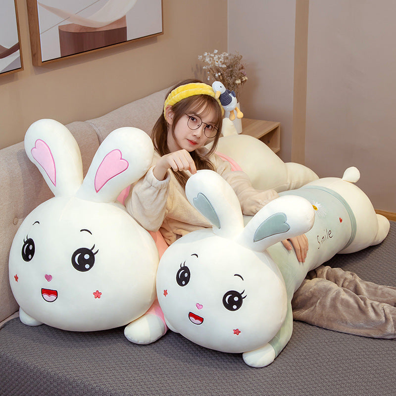 Large Bunny Plush Pillow
