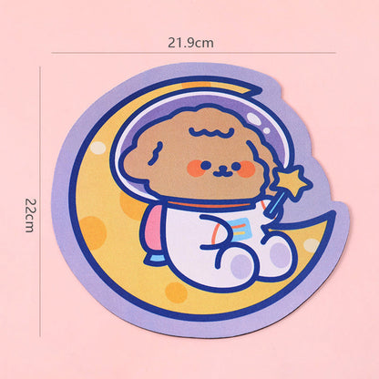 Cute Cartoon Wrist Rest Mouse Pad – Ergonomic Non-Slip Desk Support