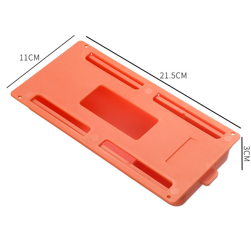Mobile Small Drawer Can Be Pasted Under The Table Storage Box Hidden Desk Side Desktop Stationery Pencil Case Storage Basket Grid