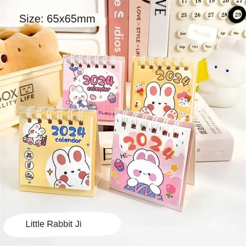 Cute Mini Desk Calendar – Cartoon Desktop Calendar for Office & Study