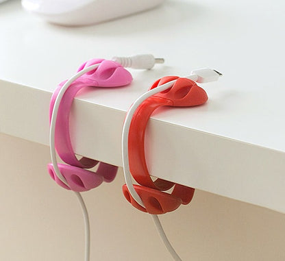 Desk Cable Organizer Clamp – Adjustable Wire Holder for Clean Desk Setup