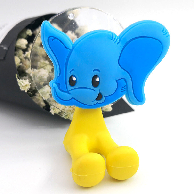 Cute Cartoon Suction Cup Toothbrush Holder Bathroom Bathroom Animal Toothbrush Holders