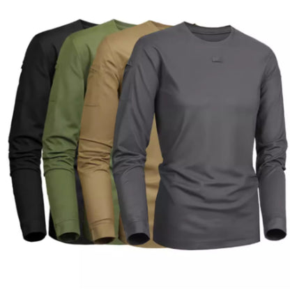 Outdoor Tactical Summer Moisture-wicking And Breathable Crew Neck Short-sleeved Shirt