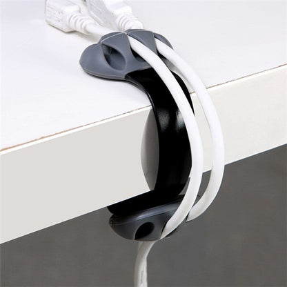 Desk Cable Organizer Clamp – Adjustable Wire Holder for Clean Desk Setup