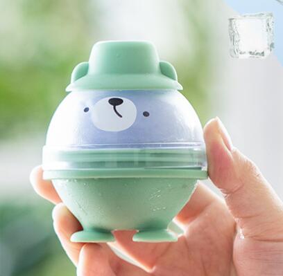 Hockey Puck Ice Mold - Green
