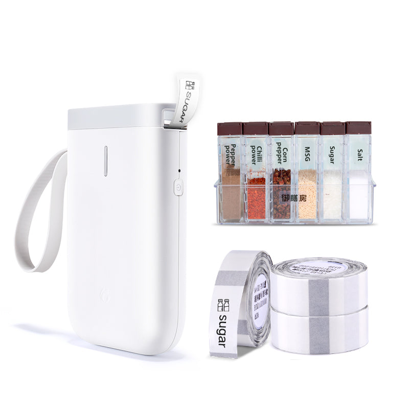 D11 Bluetooth Label Printer – Portable Inkless Thermal Label Maker