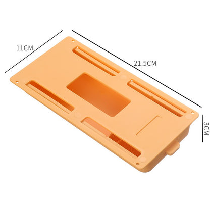 Mobile Small Drawer Can Be Pasted Under The Table Storage Box Hidden Desk Side Desktop Stationery Pencil Case Storage Basket Grid