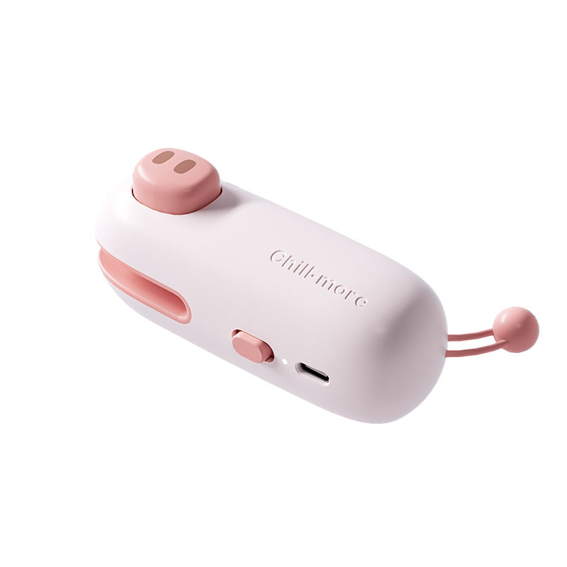 Portable Rechargeable Cartoon Mini Bag Sealer with Cutter