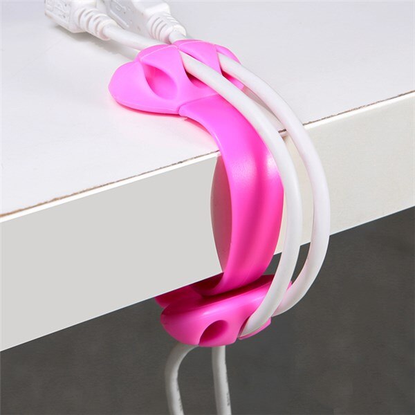Desk Cable Organizer Clamp – Adjustable Wire Holder for Clean Desk Setup