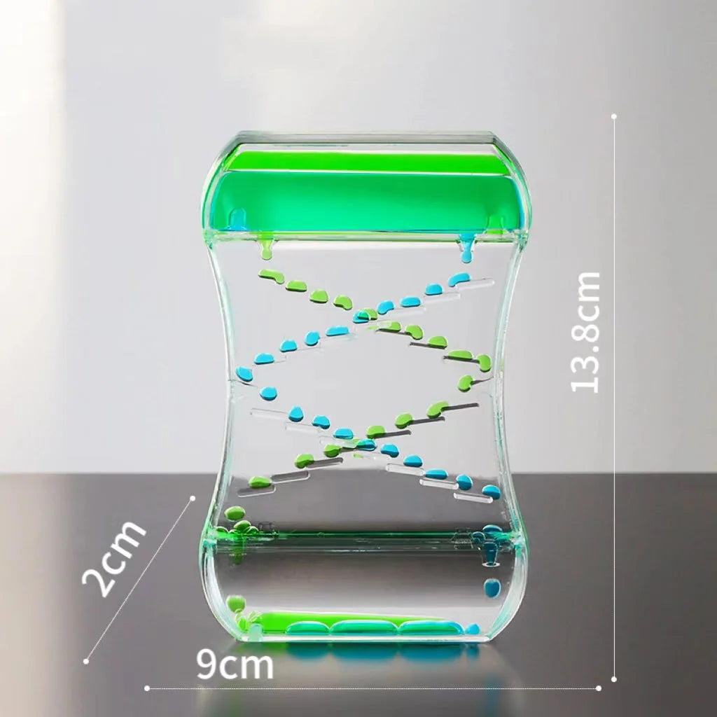 Creative Cruise Fluid Liquid Hourglass Quicksand Timer Ins Living Room Office Ornaments Desk Table Decorations Home Decor