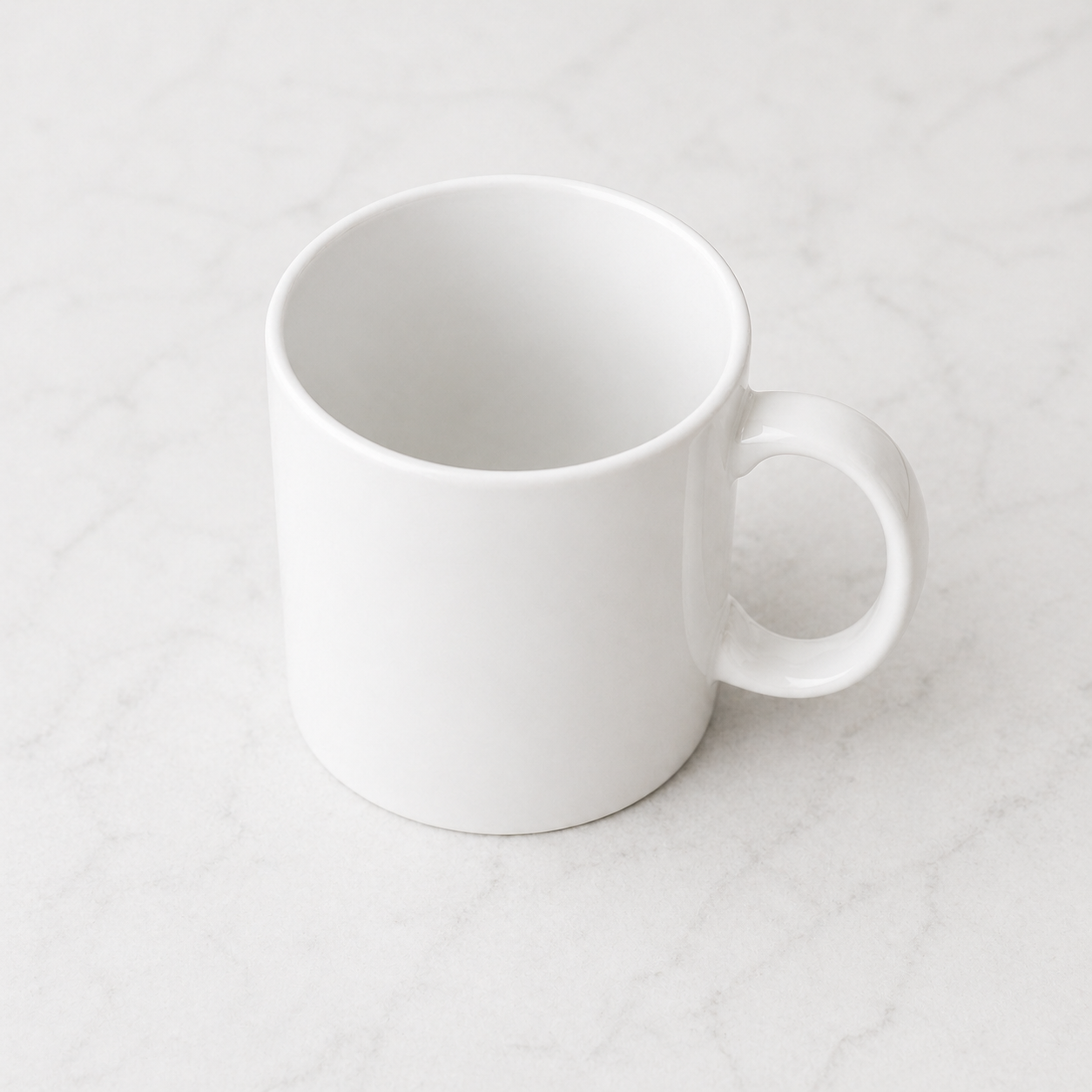 White Coffee Mug – Minimal Ceramic Cup for Coffee, Tea & Everyday Drinks