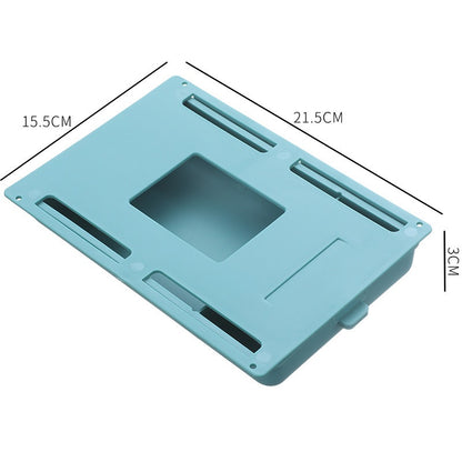 Mobile Small Drawer Can Be Pasted Under The Table Storage Box Hidden Desk Side Desktop Stationery Pencil Case Storage Basket Grid