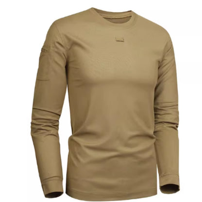 Outdoor Tactical Summer Moisture-wicking And Breathable Crew Neck Short-sleeved Shirt